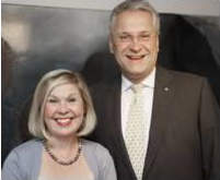 Bayerns Innenminister Joachim Herrmann mit Frau Gerswid
